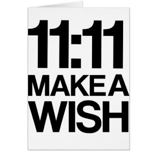 El 11:11 HACE una tarjeta del DESEO