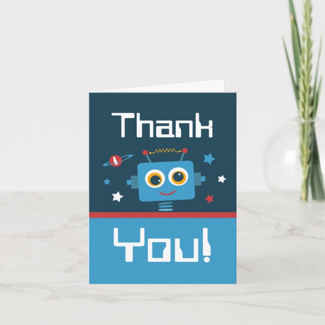 El 1r cumpleaños del robot le agradece las notas (Anverso)