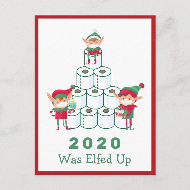 El 2020 Estaba Harto | Navidad | Papel higiénico (Anverso)