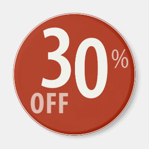 El 30% potente de Rótulo de la VENTA - imanes