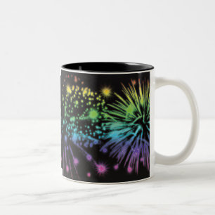 el 4 de julio y Años Nuevos de tazas y tazas