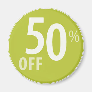 El 50% potente de Rótulo de la VENTA - imanes