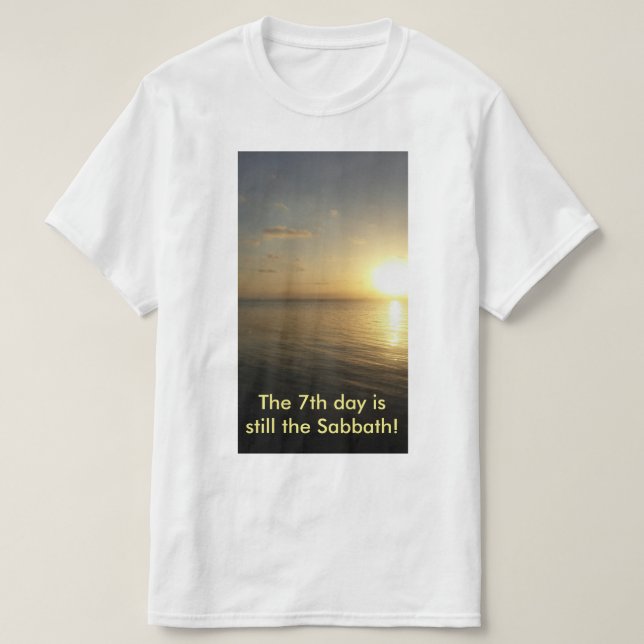 El 7mo día sigue siendo la camiseta del Sabat (Diseño del anverso)
