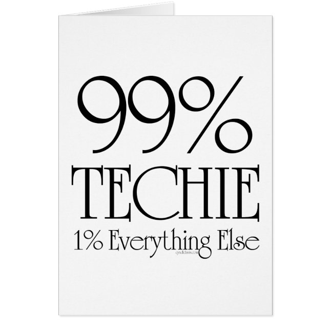 El 99% Techie (Frente)