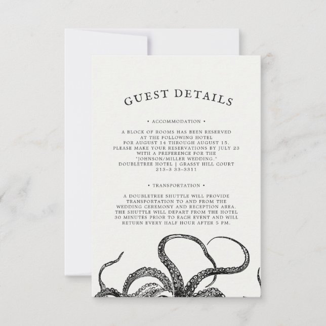 El abrazo del amor | Respuesta RSVP (Anverso)