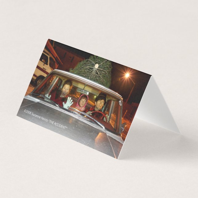 "EL ACCIDENTE" jugando las tarjetas de vacaciones  (Anverso)