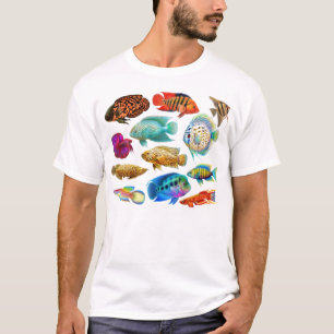 El acuario de agua dulce pesca la camiseta