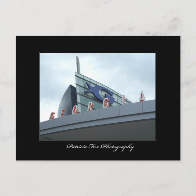 El acuario de Georgia - postal (Anverso)