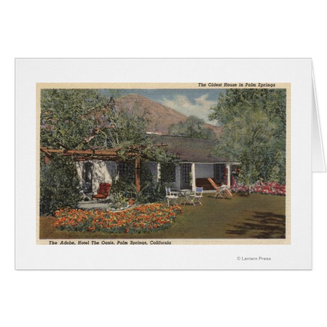 El Adobe (la casa más antigua de Palm Springs) (Anverso (Horizontal))