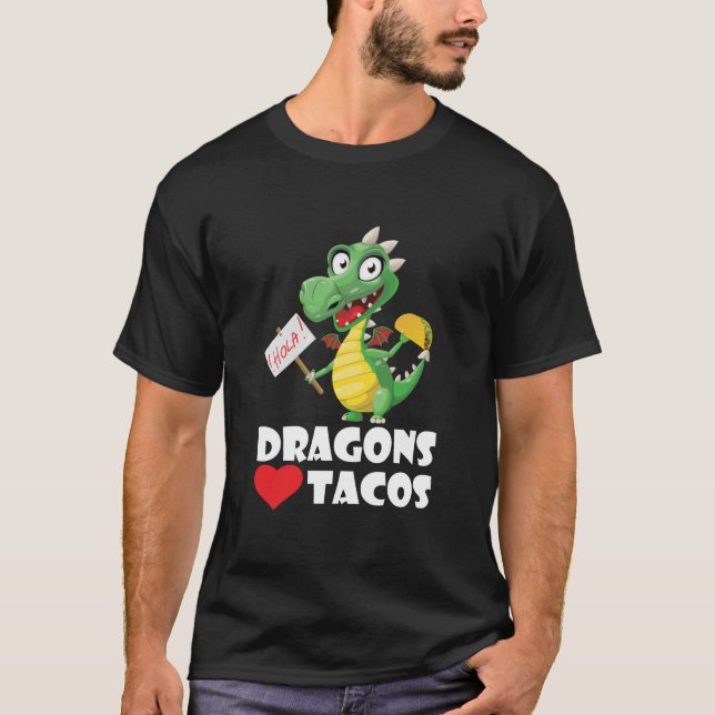El adulto de la camisa del Tacos del amor de los (Anverso)