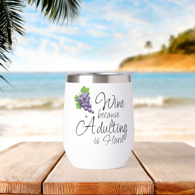 El Adulto Es Un Tumbler De Vino Duro Sin Pelo (Playa)