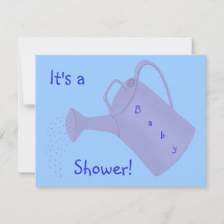 El agua azul puede Personalizado las invitaciones 