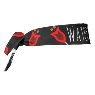El Agua De Ojibwe Floral Motif Es Negra De Vida