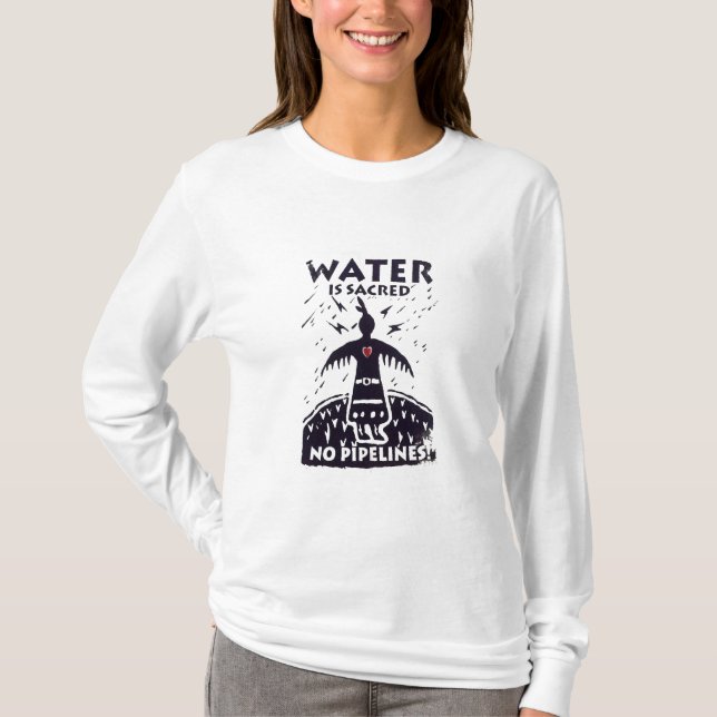 El agua es camiseta sagrada (Anverso)
