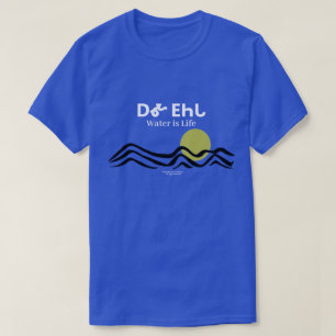 El agua es la camiseta del lenguaje de los cheroqu
