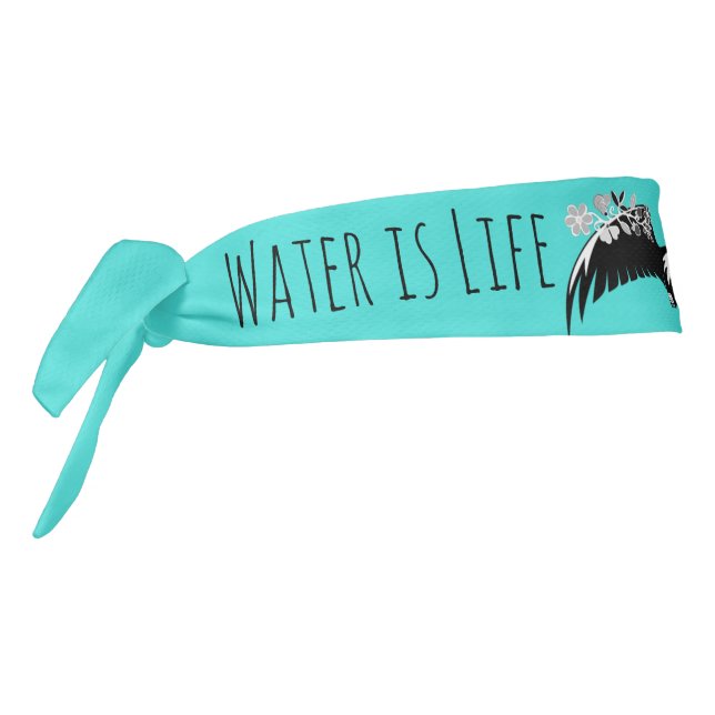 "El agua es vida" Nativos Estadounidenses Florales (Girar 270)