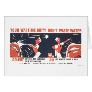 El agua es WWII importante WPA 1942