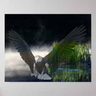 El águila calva captura el arte de la fantasía de 