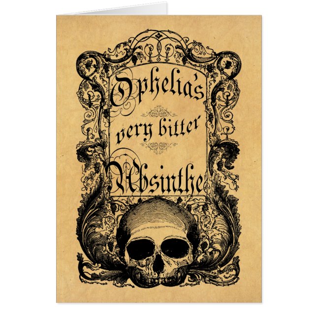 El ajenjo muy amargo de Ofelia (Frente)