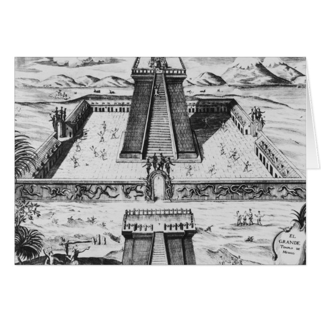 El alcalde de Templo en Tenochtitlan (Anverso (Horizontal))