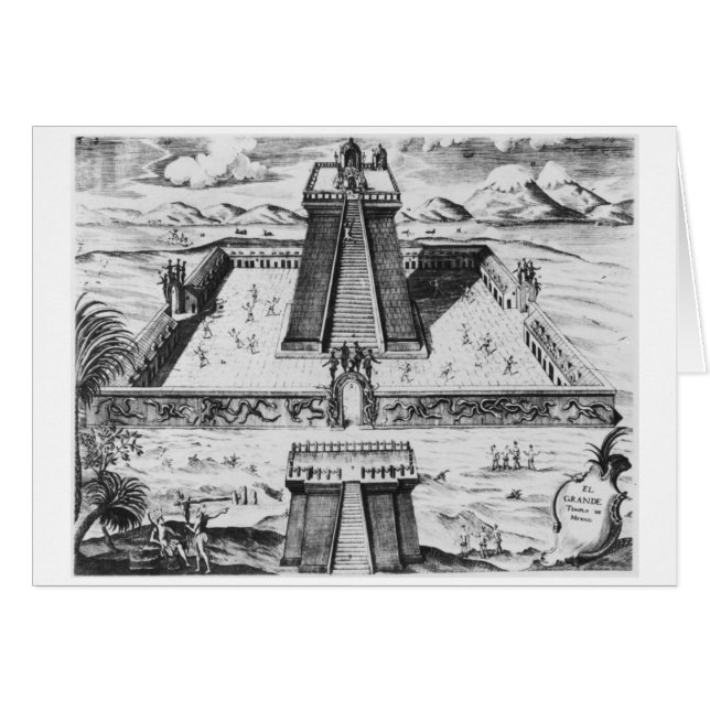 El alcalde de Templo en Tenochtitlan (Anverso (Horizontal))