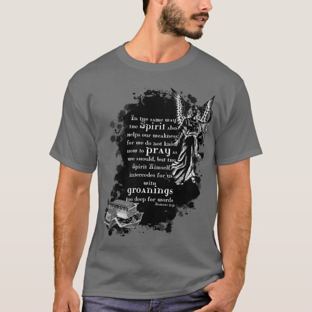 El alcohol ruega para nosotros la camisa (Anverso)