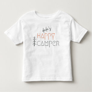 el alegre camper de papá. Camisetas para niños peq