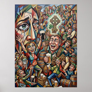 El Alma de Irlanda: Pub Cubista y Arte de la Cruz 