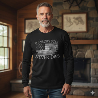 El alma de un marinero nunca muere Camiseta náutic