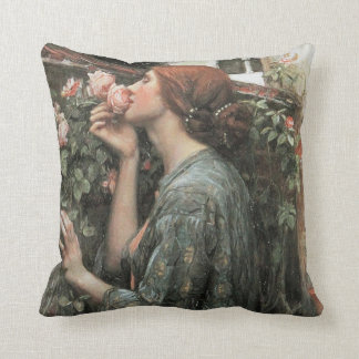 El alma del color de rosa por la almohada del