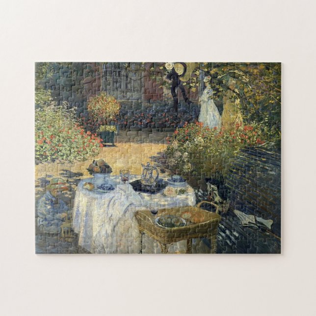 El almuerzo de Claude Monet Puzzle (Horizontal)