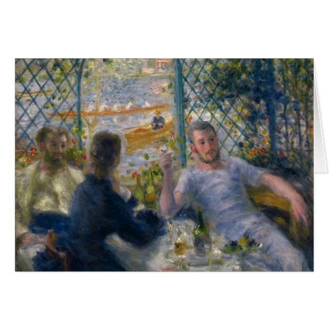 El almuerzo del Rower de Pierre-Auguste Renoir (Anverso (Horizontal))