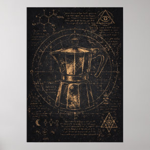 El Alquimista del Café, Arte Abstracto de Cafeína 
