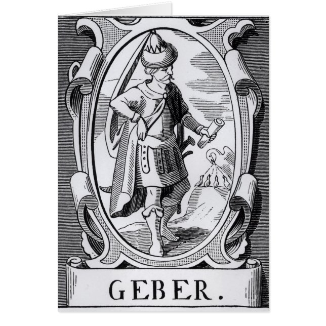El alquimista Geber (Frente)