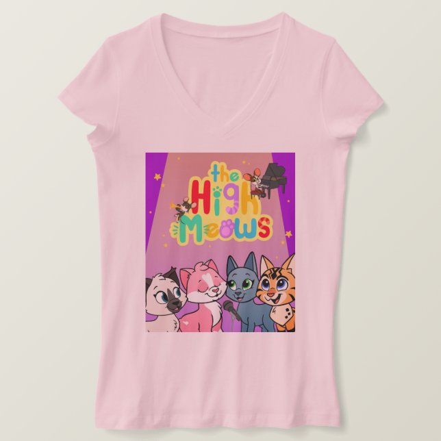 El alto caudal de camiseta (Anverso del diseño)