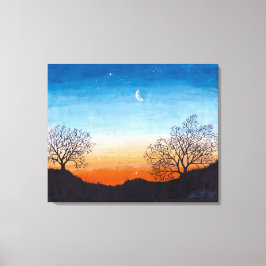 El amanecer del despertar: La impresión de lienzo