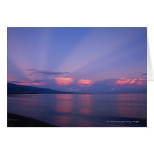 El amanecer en el mar