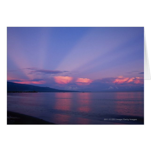 El amanecer en el mar (Anverso (Horizontal))