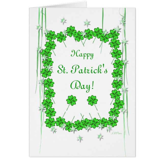 El amante del Día de San Patricio y las estrellas (Frente)