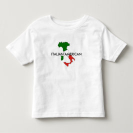 El americano italiano Italia embroma la camiseta