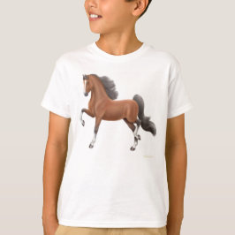 El americano Saddlebred embroma la camiseta