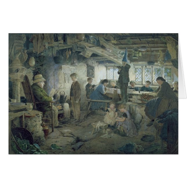 El amo estricto de la escuela, 1868 (Anverso (Horizontal))