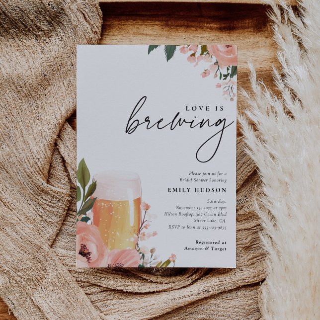 El amor a la cerveza está preparando la invitación (Subido por el creador)