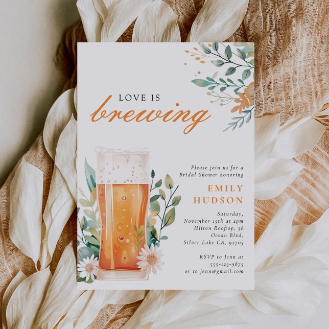 El amor a la cerveza está preparando la invitación (Subido por el creador)