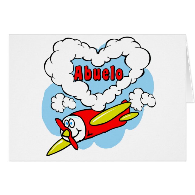 El amor Abuelo embroma el aeroplano (Anverso (Horizontal))