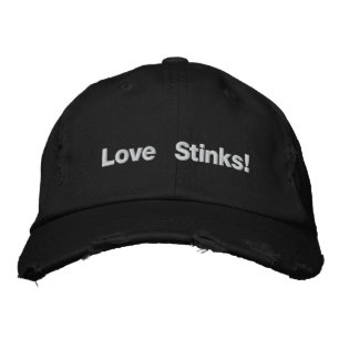 ¡El amor apesta! Gorra bordada