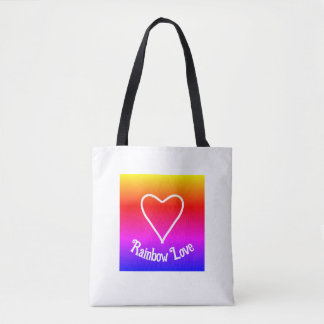 El amor arcoiris es la bolsa colorida