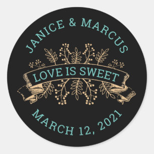 El amor botánico es dulce Pegatina