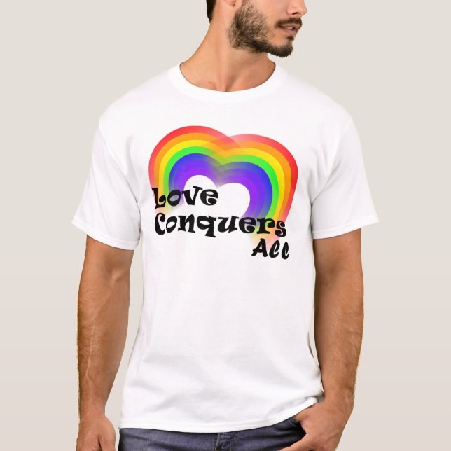 El amor conquista toda la camiseta (Anverso)