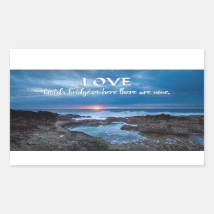 El amor construye puentes pegatinas